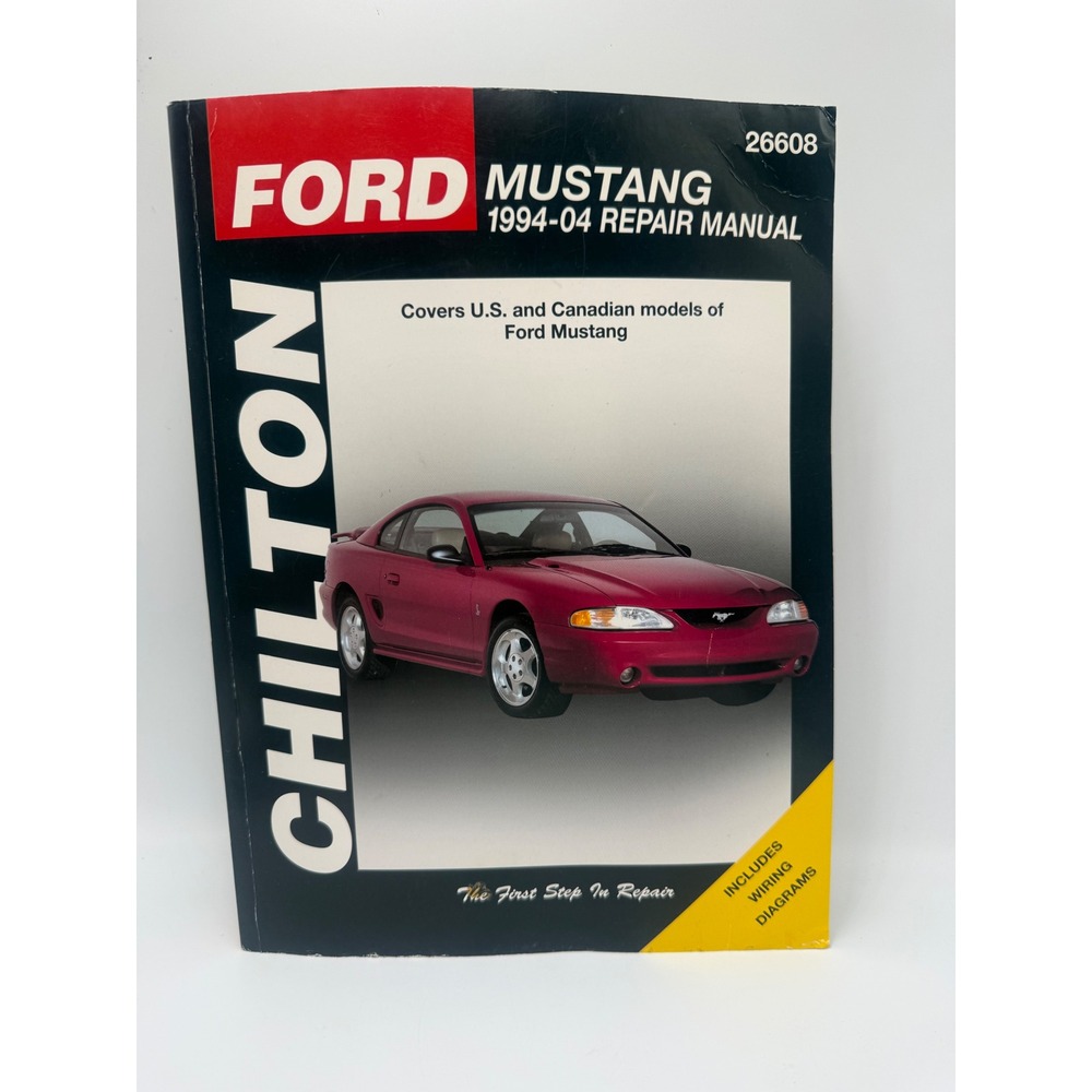 Chilton Ford Mustang 1994-04 Repair Manual 26608 Wiring Diagrams DIY Guide